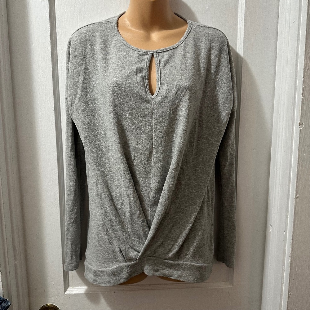 Pinkblush‎ Grey Long Sleeve Maternity Top in S